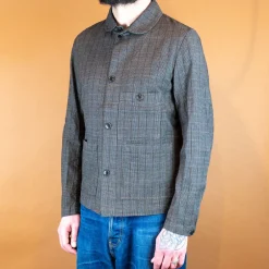 1st PAT-RN Jacken>Laboratorio Jacket Glencheck Brown