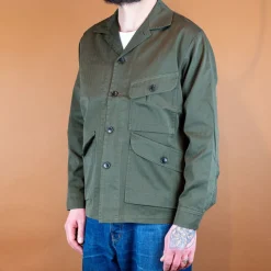 1st PAT-RN Jacken>Lands Military HBT Jacket Olive