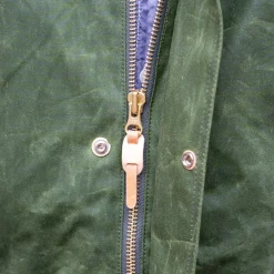 Manifattura Ceccarelli Jacken></noscript>Long Mountain Jacket Waxed Green