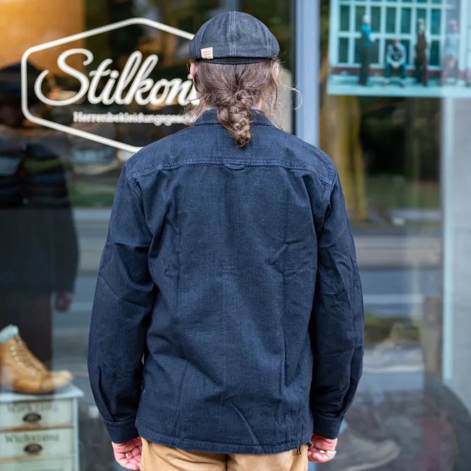 Hansen Jacken>Luka Sturdy Overshirt Stormy Blue