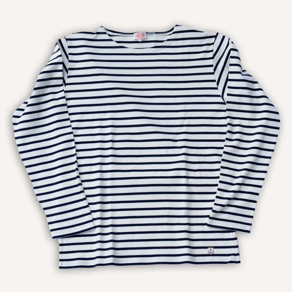 Armor Lux Pullover>Matrosenshirt Nature/Navy