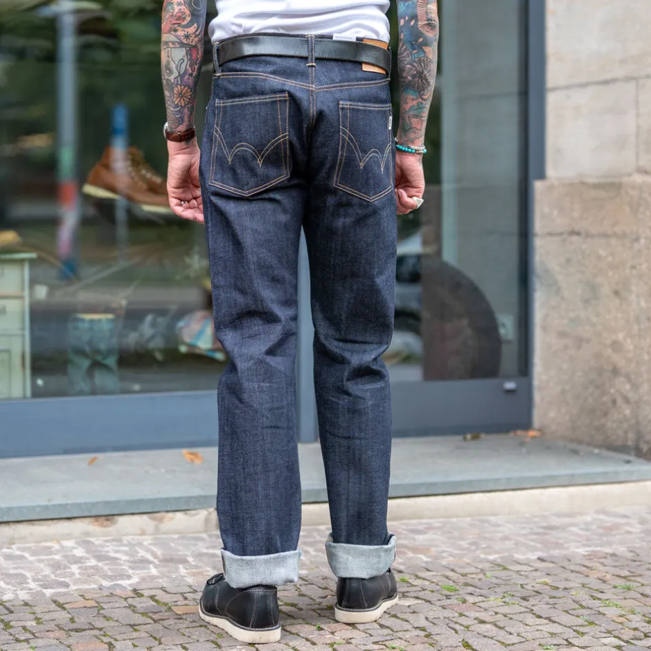 Edwin Hosen>Nashville Red Listed Selvage Denim 14oz Blue