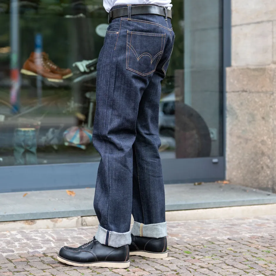 Edwin Hosen>Nashville Red Listed Selvage Denim 14oz Blue