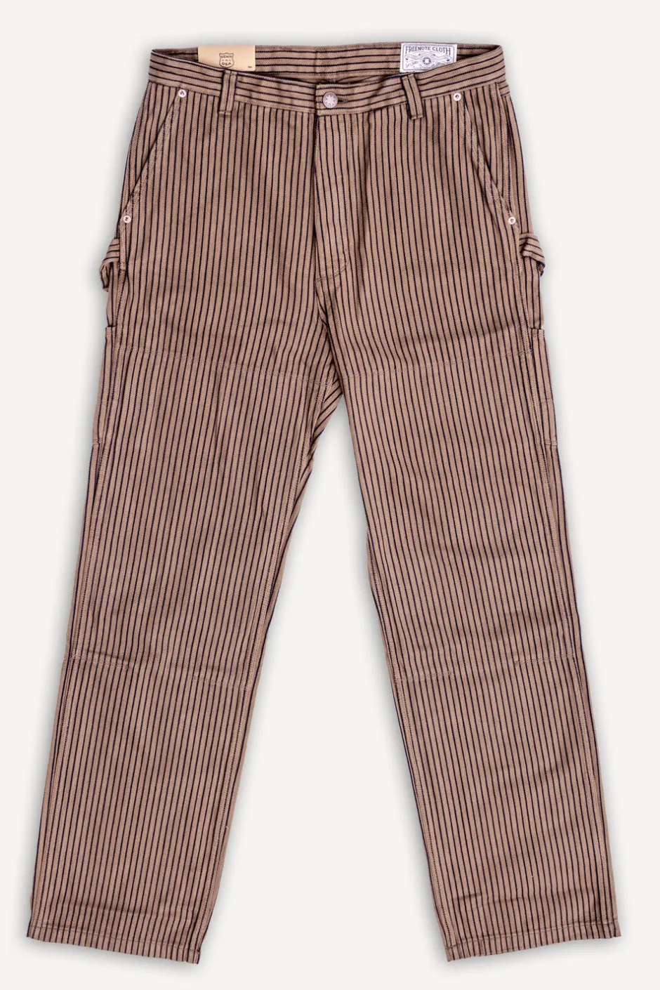 Freenote Cloth Hosen>Ortega Pants Herringbone Dobby Brown