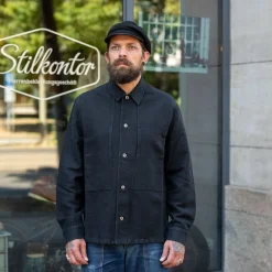 About Companions Jacken>Owe Overshirt Winter Linen Black