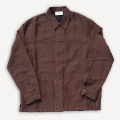 About Companions Jacken>Owe Overshirt Winter Linen Marron