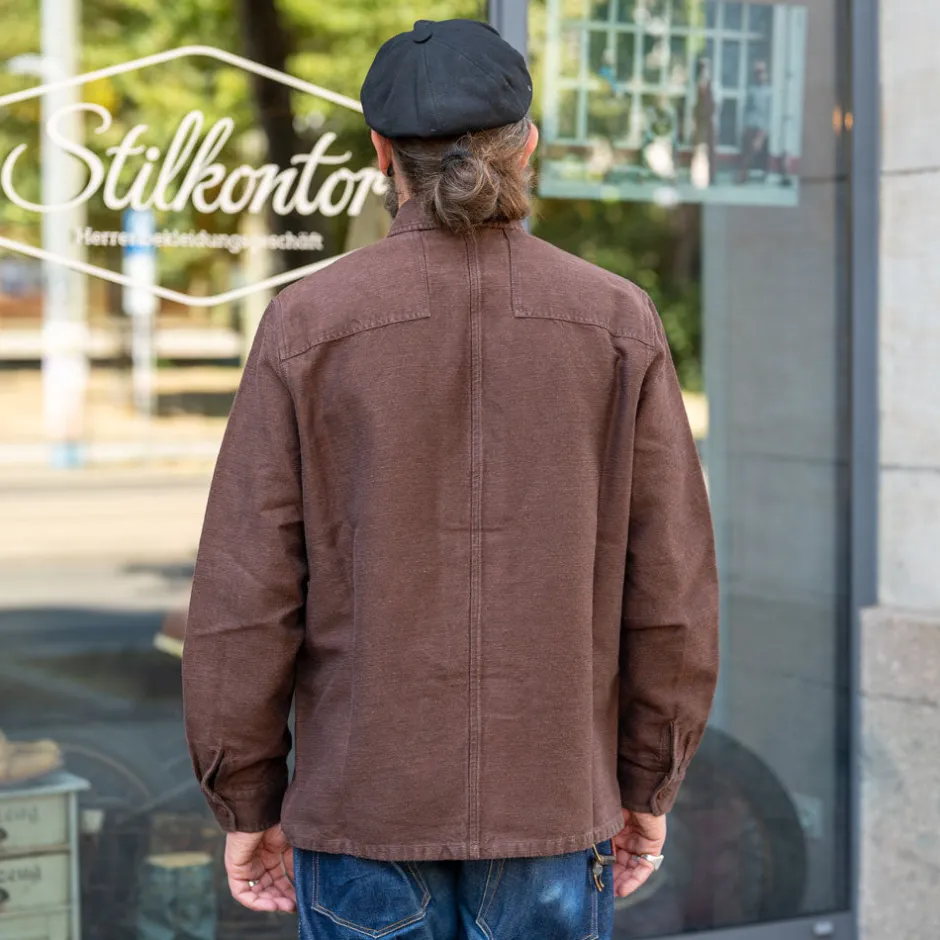 About Companions Jacken>Owe Overshirt Winter Linen Marron