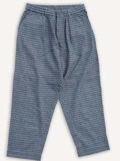 Universal Works Hosen>Oxford Pant Houndstooth Charcoal