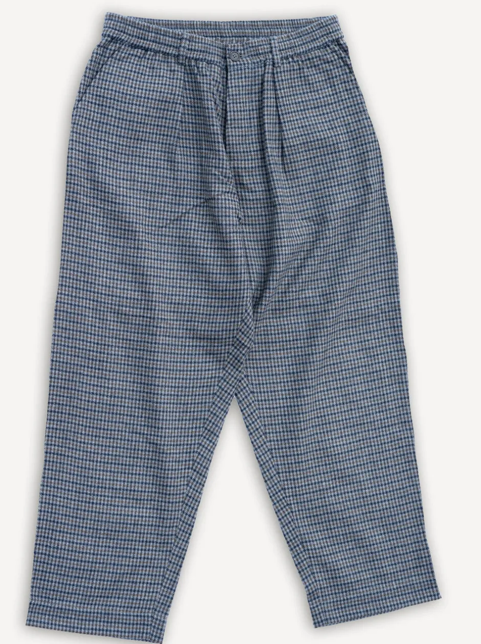 Universal Works Hosen>Oxford Pant Houndstooth Charcoal