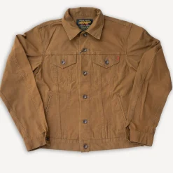 Iron Heart Jacken>9oz. Canvas Type III Jacket IHJ-147 Brown
