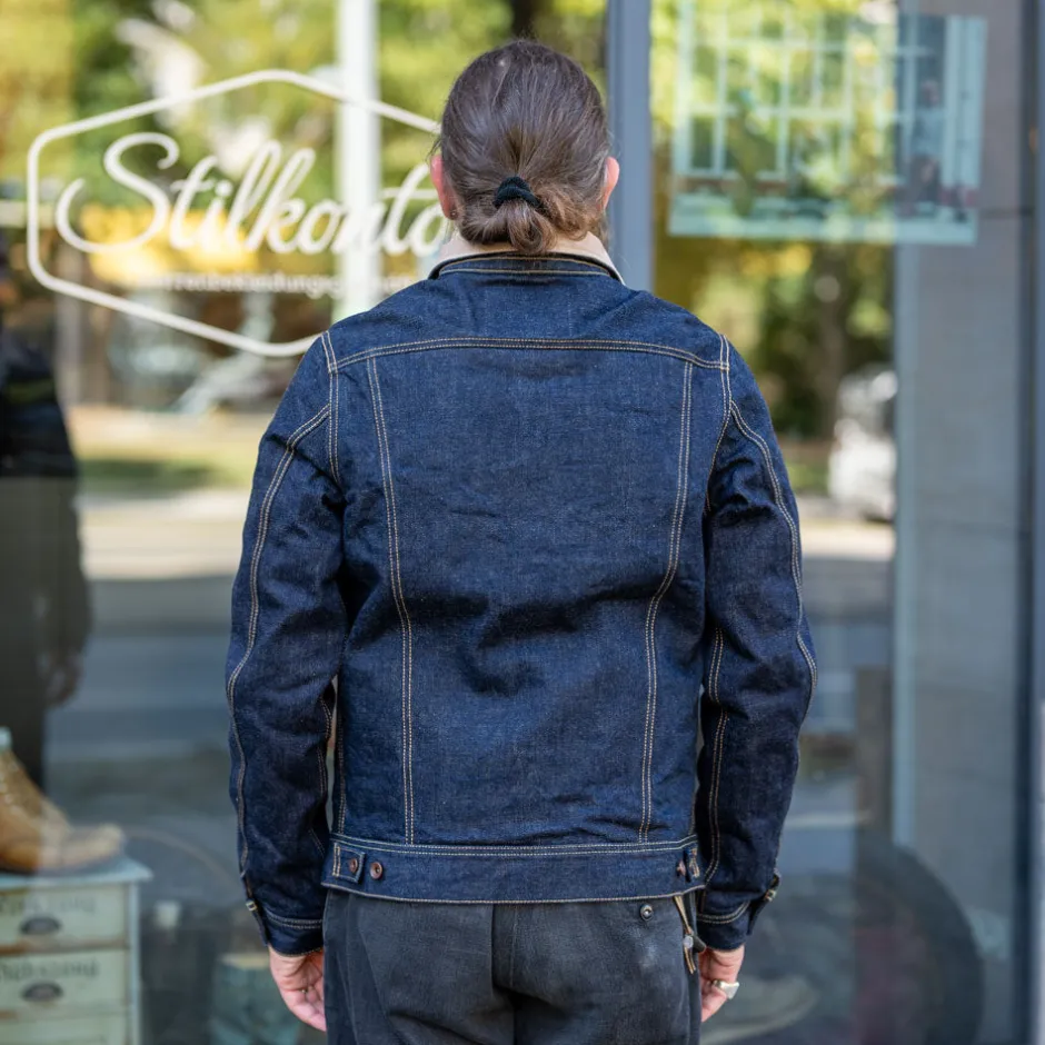 Iron Heart Jacken>18oz Selvedge Denim Storm Rider Jacket IH-101J Indigo