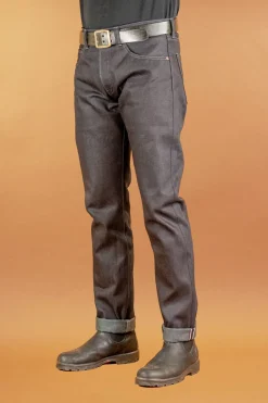 Momotaro Hosen>18oz Tight Tapered Denim Indigogrey