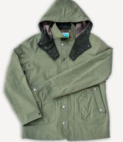Hidden Aces Jacken>Pollux Mariner Light Hooded Rainjacket Army K1402