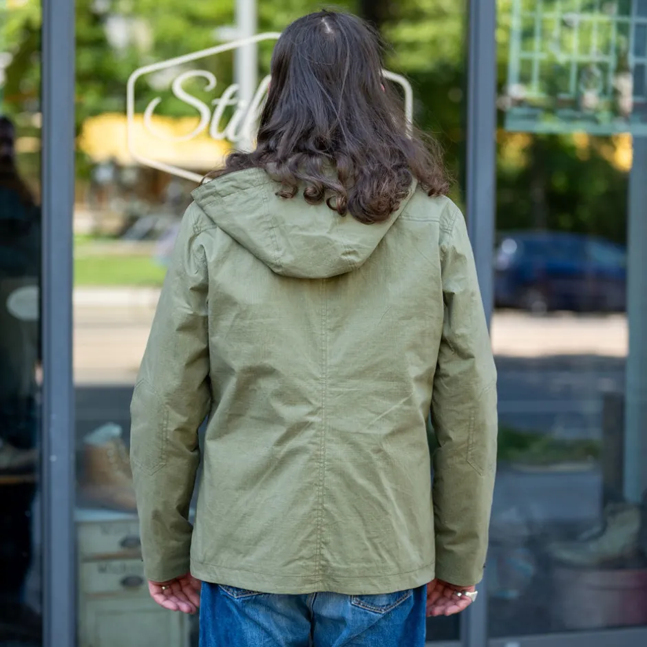 Hidden Aces Jacken>Pollux Mariner Light Hooded Rainjacket Army K1402