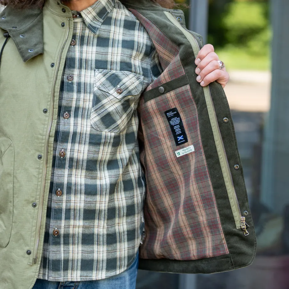 Hidden Aces Jacken>Pollux Mariner Light Hooded Rainjacket Army K1402