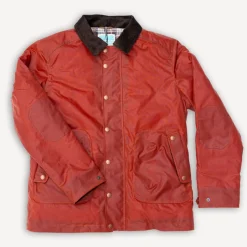 Hidden Aces Jacken>POLLUX RANGER Waxed Winter-Jacket Brick Red