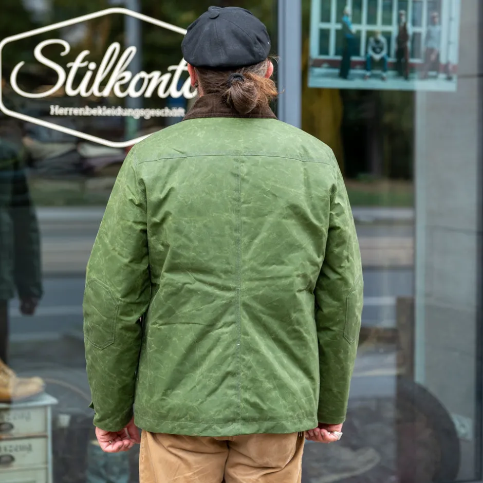 Hidden Aces Jacken>POLLUX RANGER Waxed Winter-Jacket Lime Green