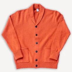 GRP Jacken>Shawl Collar Cardigan Orange