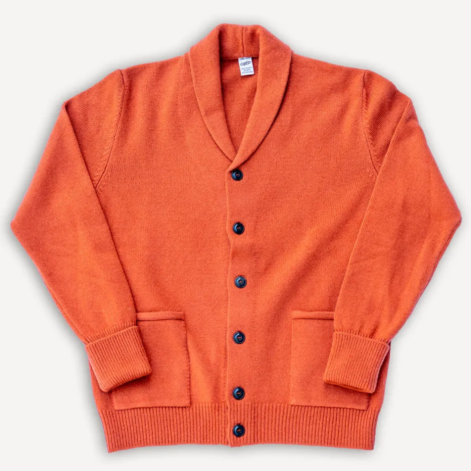 GRP Jacken>Shawl Collar Cardigan Orange