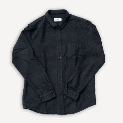 About Companions Hemden>Simon Shirt Eco Flannel Black