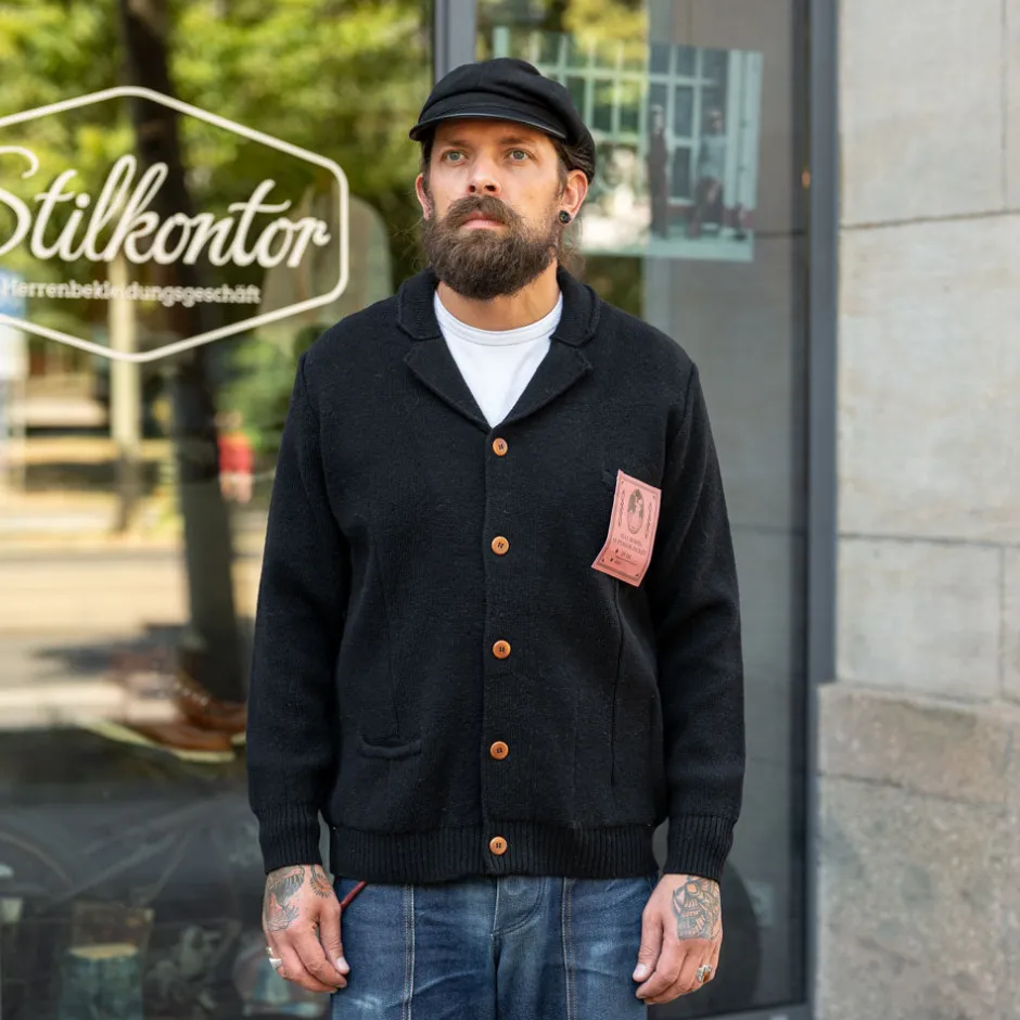 GRP Jacken>Strickjacke Max 3 18 Oz. Black