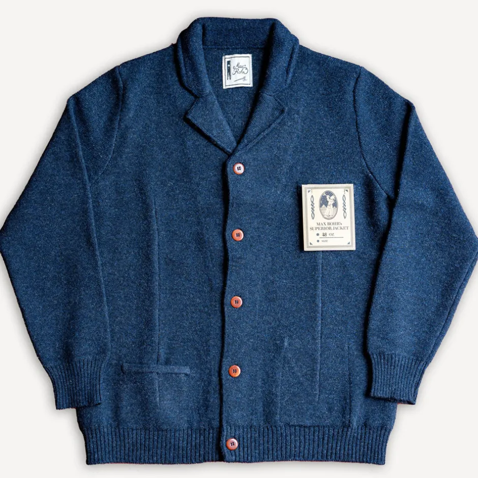 GRP Jacken>Strickjacke Max 3 18 Oz. Blue