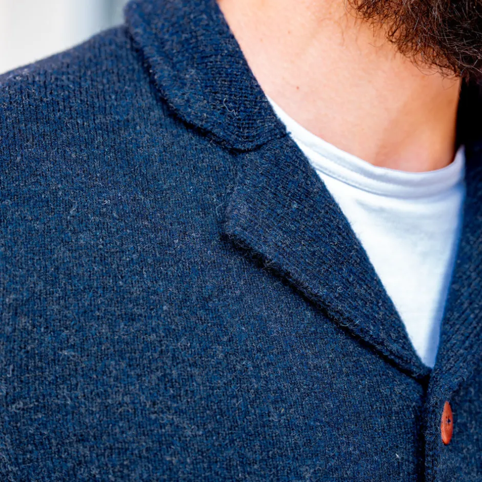 GRP Jacken>Strickjacke Max 3 18 Oz. Blue