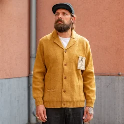 GRP Jacken>Strickjacke Max 3 18 Oz. Ocker