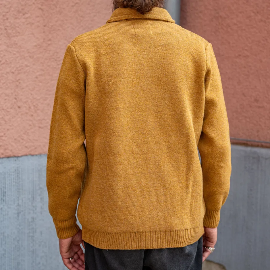 GRP Jacken>Strickjacke Max 3 18 Oz. Ocker