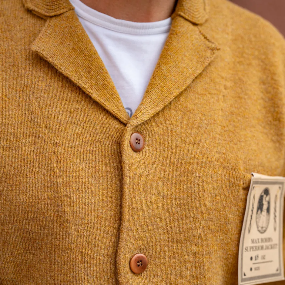 GRP Jacken>Strickjacke Max 3 18 Oz. Ocker