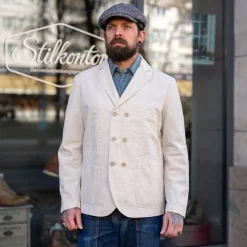 1st PAT-RN Jacken>Thompson Utility Blazer T1US/Slub Natural