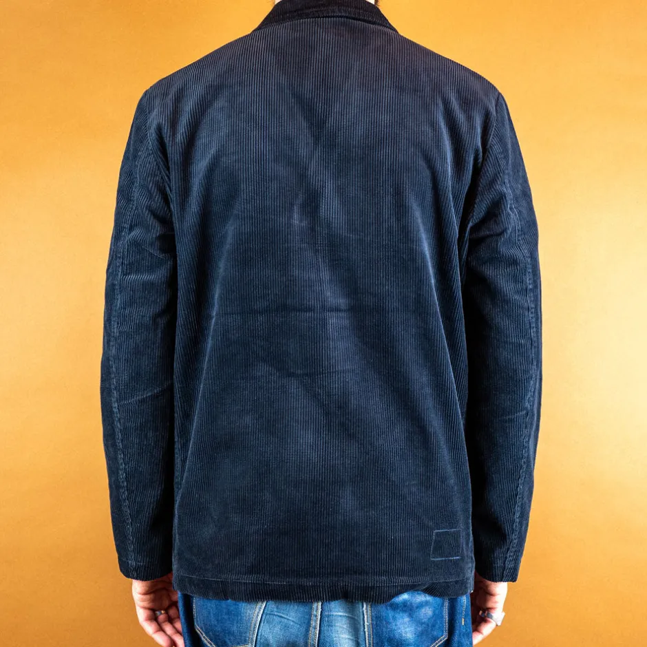 Universal Works Jacken>Three Button Jacket Cord Navy