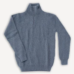 Seldom Pullover>Troyer Merinowolle Anthrazit