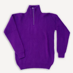 Seldom Pullover>Troyer Merinowolle Purple