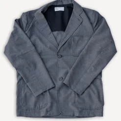 Universal Works Jacken>Two Button Jacket Tropical Suiting Grey
