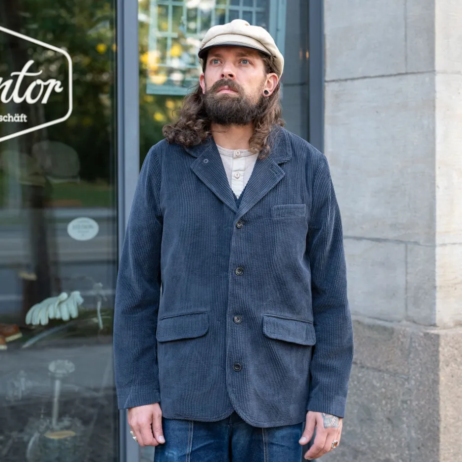 Hansen Jacken>Vincent Casual Blazer Jacket Dusty Navy