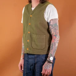 Hen´s Teeth Westen>Wool Vest Green