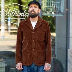 Tellason Jacken>Work Blazer Kindermann Cord Brown