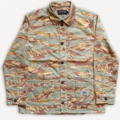 The Quartermaster Jacken>Work Jacket HBT Camouflage