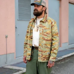 The Quartermaster Jacken>Work Jacket HBT Camouflage